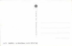 CPA Saintes La Bibliotheque Ancien Echevinage