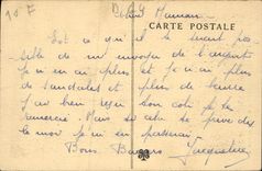 VINTAGE POSTCARD Road Of the Warm water Falls Of Hourat