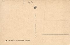 CPA Pau La Chaine Des Pyrenees
