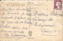 CPM Biarritz La Grande Plage Et Le Casino Bellevue