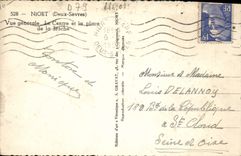 MODERN CARD Niort View the Center And the Place Of the Breach