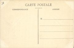 El agua de la torre del Arras de la POSTAL de la VENDIMIA en la grande coloca