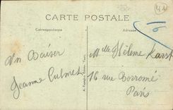 VINTAGE POSTCARD Vendome Main door Of I Church Of the Trinity