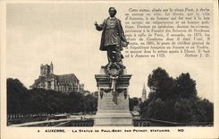 CPA Auxerre La Statue De Paul Bert