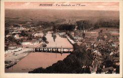 VINTAGE POSTCARD Auxerre View On I' Yonne