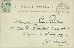 VINTAGE POSTCARD Auxerre the Cathedral Central Porch