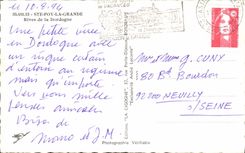 MODERN CARD co. Foy Large Banks of the Dordogne