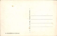 VINTAGE POSTCARD Chamonix and Brevent