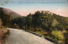 VINTAGE POSTCARD Carros View taken of the Road of Marida