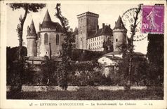 VINTAGE POSTCARD Surroundings Of Angouleme Rochefoucauld the Castle