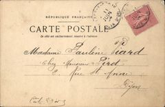 VINTAGE POSTCARD Neuilly the town hall