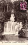 VINTAGE POSTCARD the Black Mountain St Ironwood the Large Cascade