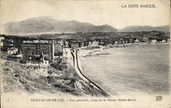 CPA Saint Jean De Luz Vue Generale Prise de la Pointe Sainte Barbe