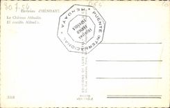 MODERN CARD Hendaye the Abbadia Castle