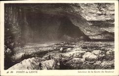 CPA Foret de Lente Interieur de la Grotte du Brudour