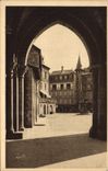 VINTAGE POSTCARD Tulle Square Of the Cathedral and place Emile Zola