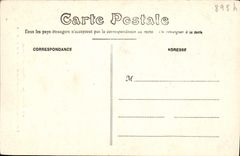 POSTAL Charente Castle De Verteuil Corridor de la VENDIMIA del rez del camino que lleva a la sala de estar del unicornio