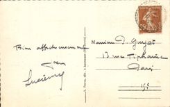 CPA Annecy Depart Du Bateau