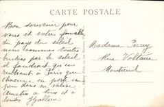 Caminata lanzada POSTAL de la VENDIMIA Niza y caminata del inglés