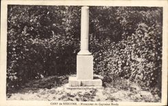 VINTAGE POSTCARD Camp of Sissonne Monument of the Hardy Captain
