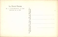 CPA Carcassonne La Cite Interieur de la Cite