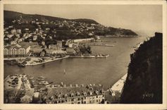 CPA Nice Entree du Port et Mont Boron