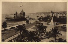 CPA Nice Les Jardins Albert 1er et le Palais de la Jetee