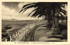 CPA Saint Raphael Le Boulevard Felix Martin