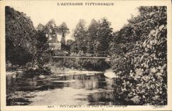 CPA Pontaumur La Sioule Et I'Usine Electrique Auvergne