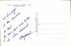 CPM Vienne Sur Le Rhone Le theatre romain