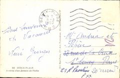 MODERN CARD Berck Beach Arrived Of a Fishing Vessel