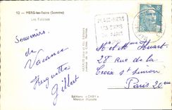 MODERN CARD Seas Les Bains Cliffs