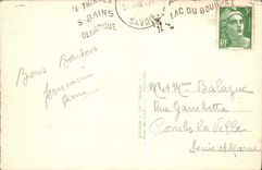 MODERN CARD Aix Les Bains View Of the Beach