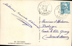 CPM Dax Le Port Sur I'Adour Et Le Splendid