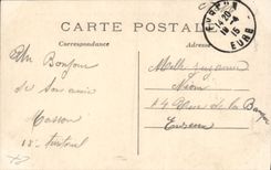 VINTAGE POSTCARD Evreux Church De Navarre