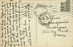 VINTAGE POSTCARD Holy To germinate Old Passage Abbey of the abbey church to Sainte the Vault