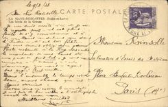 VINTAGE POSTCARD The Hague Descartes Edges Of the Hollow one