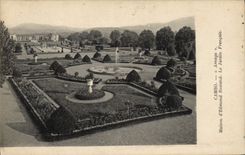 VINTAGE POSTCARD Cambo House of Edmond Rostand the French garden