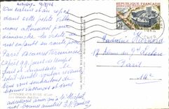 MODERN CARD Aubigny on Nere large gardens