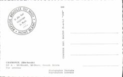 CPM Chamonix Mt Maudit Mt Blanc Grands mulets Vue aerienne