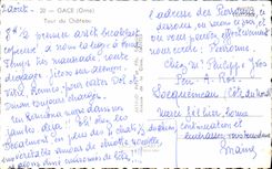 CPM Gace Tour du chateau