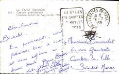 CPM Les Eyzies L'homme primitif de Paul Darde