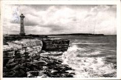 MODERN CARD Holy Georges de Didonne cliffs of the headlight Seen on the point of Suzac