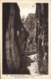 VINTAGE POSTCARD Amelie les Bains Falls of Mondoni Rock of Castellane