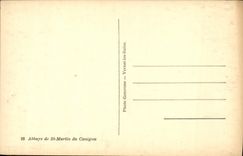 VINTAGE POSTCARD Abbey of St Martin of Canigou