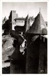 VINTAGE POSTCARD Carcassonne the ISCED external View on the castle the Tower Pint