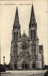 VINTAGE POSTCARD Chateauroux Church St Andre