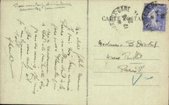 VINTAGE POSTCARD Chateauroux Church St Andre