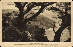 VINTAGE POSTCARD Island Of Port Cross-country race