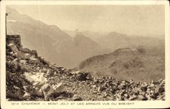 CPA Chamonix Mont Joly Et Les Arravis Vus Du Brevent